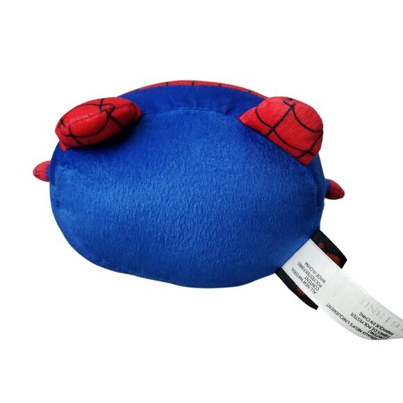 Marvel Cuutopia Spiderman 6" Plush Toy 2022 Mattel Red & Blue - Picture 7 of 7